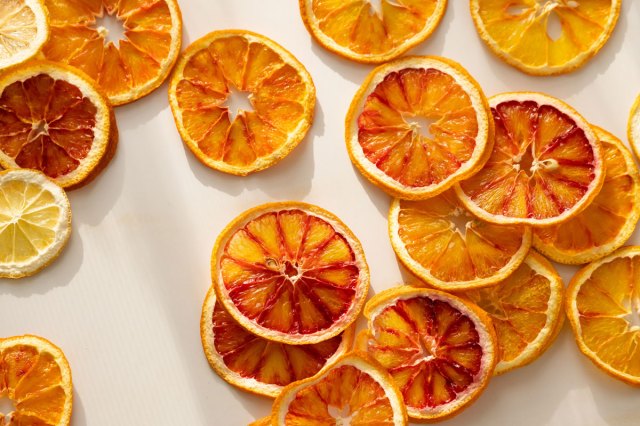 An image of dried oranges