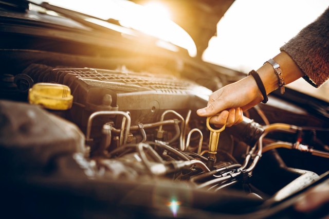 An image of a car engine