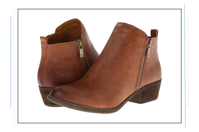 An image of brown ankle booties