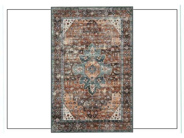 An image of a vintage area rug