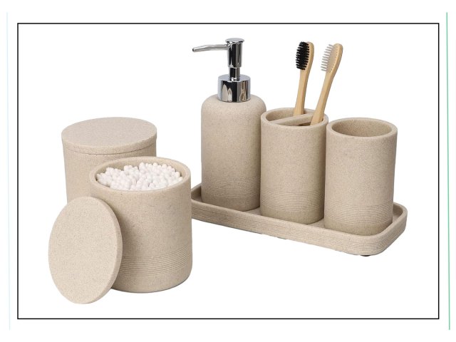 An image of bathroom accessories