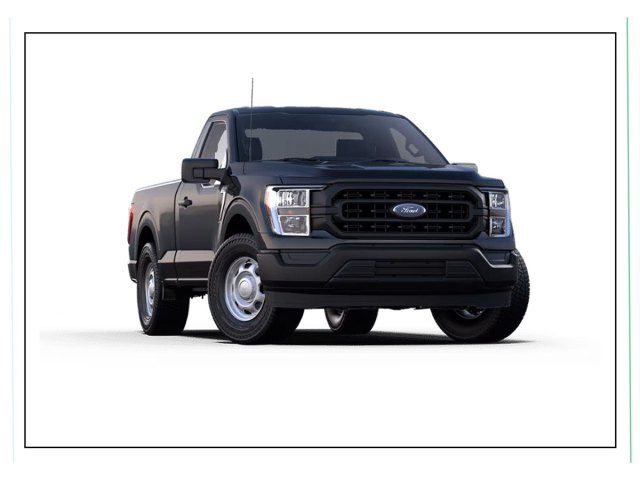 An image of a black Ford F-150