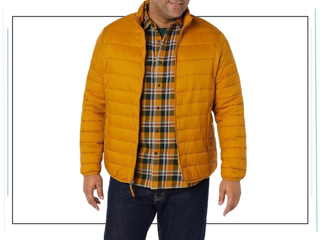 An image of a man wearing a puffer jacket