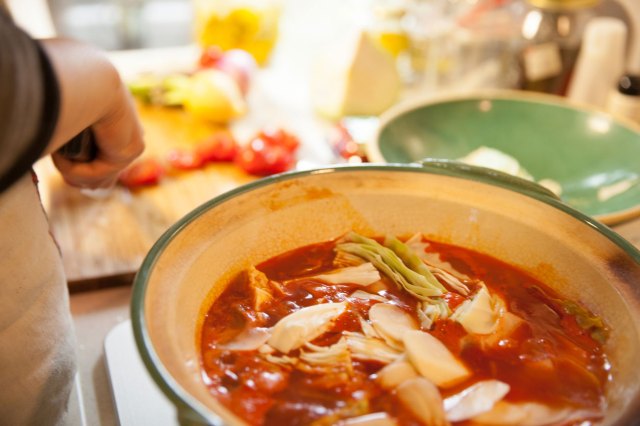 An image of a pot of soup