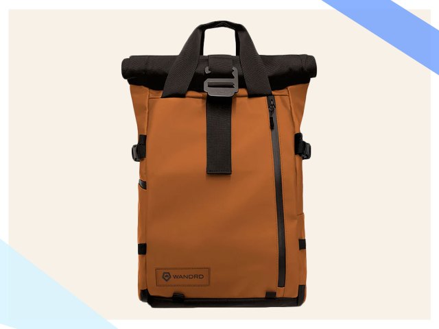 An image of a brown backpack