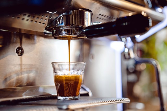 An image of an espresso being made