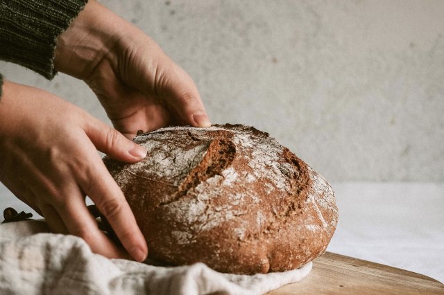 An image of a round loaf of bread