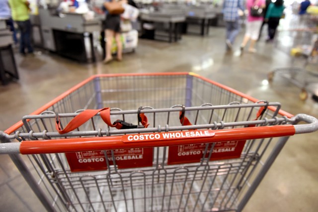 An image of a Costco shopping cart