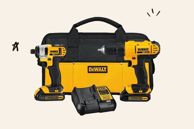 An image of a cordless drill and impact driver