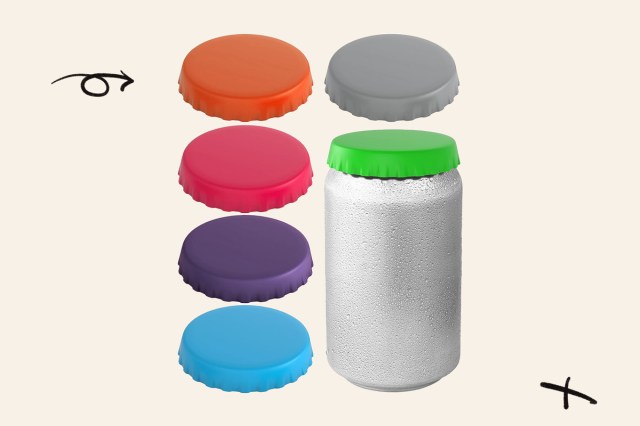 An image of a silicone soda can lids
