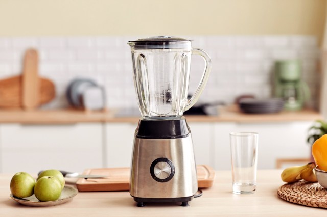 An image of a blender on a kitchen counter
