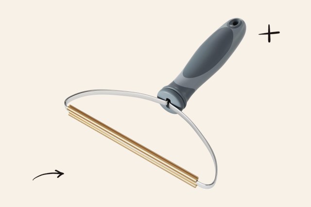 An image of a pet hair remover tool