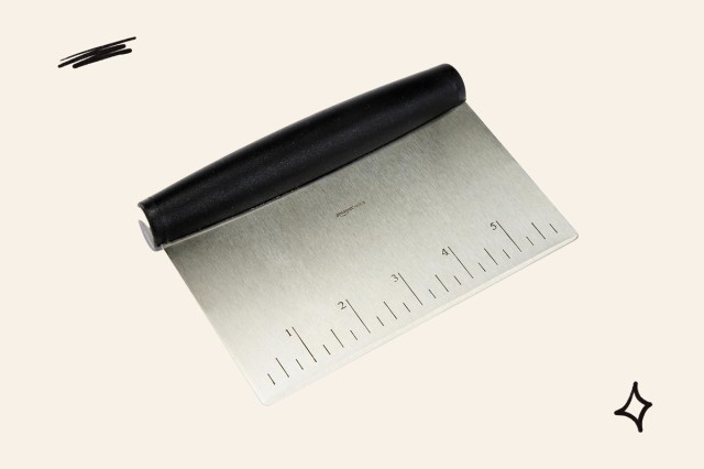 An image of a stainless steel scraper