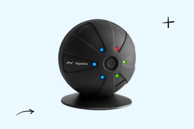 An image of a black Hyperice Hypersphere