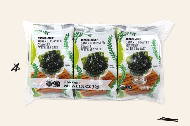 An image of Trader Joe's Organic Roasted Seaweed With Sea Salt
