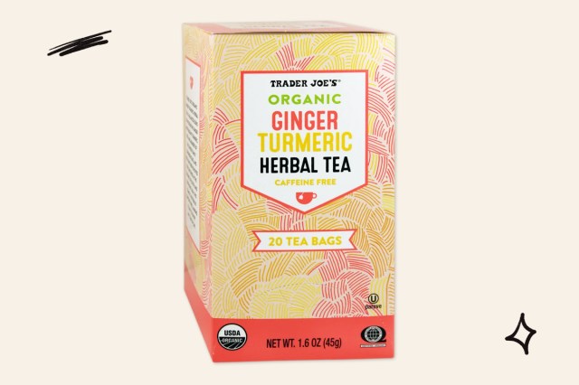 An image of Trader Joe's Organic Ginger Turmeric Herbal Tea