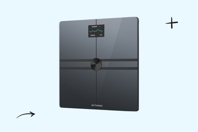 An image of a black Withings Body Comp Scale