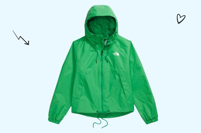 An image of a green North Face jacket