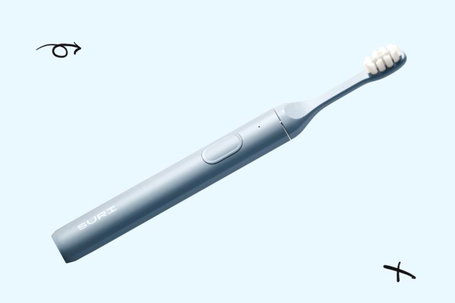 An image of a gray Suri Sustainable Electric Toothbrush