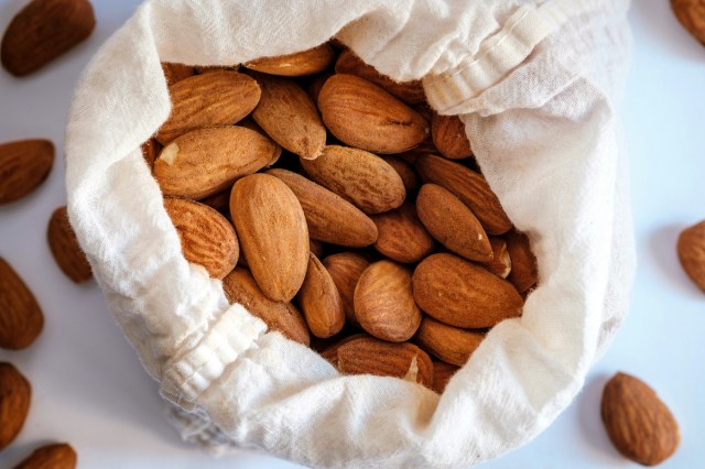 An image of a bag of almonds