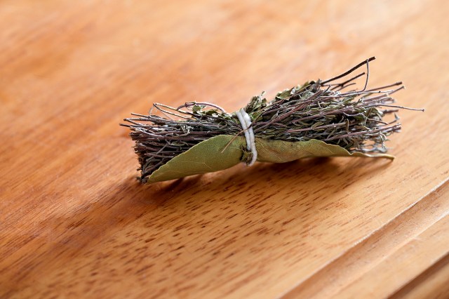 An image of tied up spices