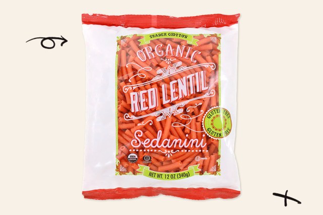 An image of Trader Joe's Organic Red Lentil Sedanini