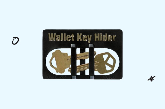 An image of a wallet key hider