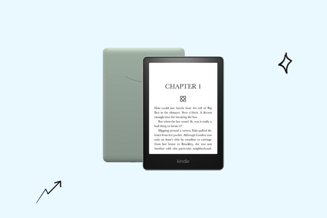 An image of a Kindle e-reader