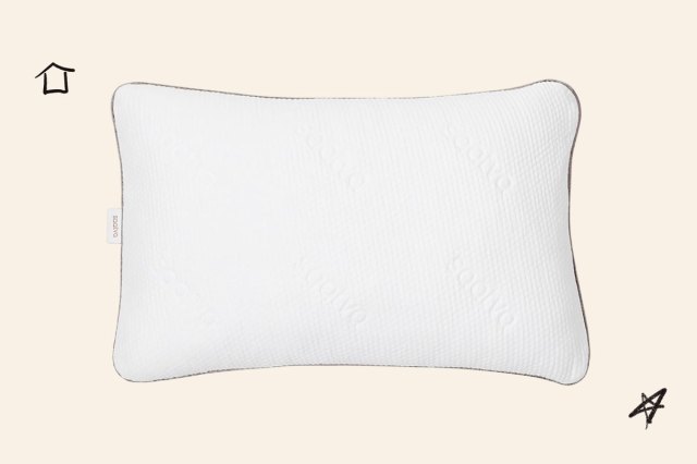 A photo of the Saatva graphite pillow