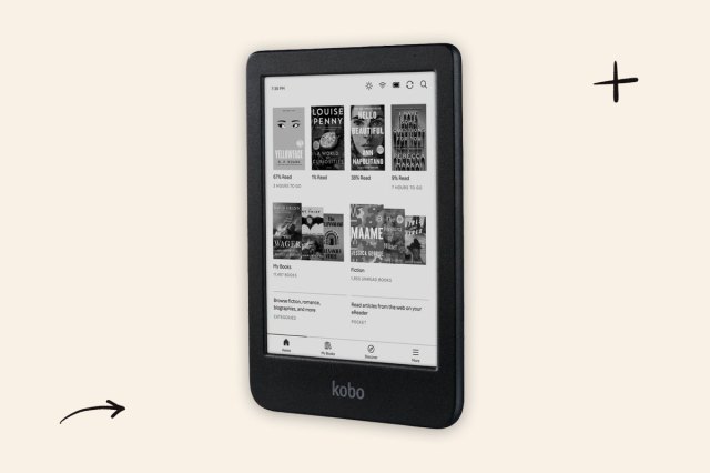 An image of the Kobo Clara BW e-reader