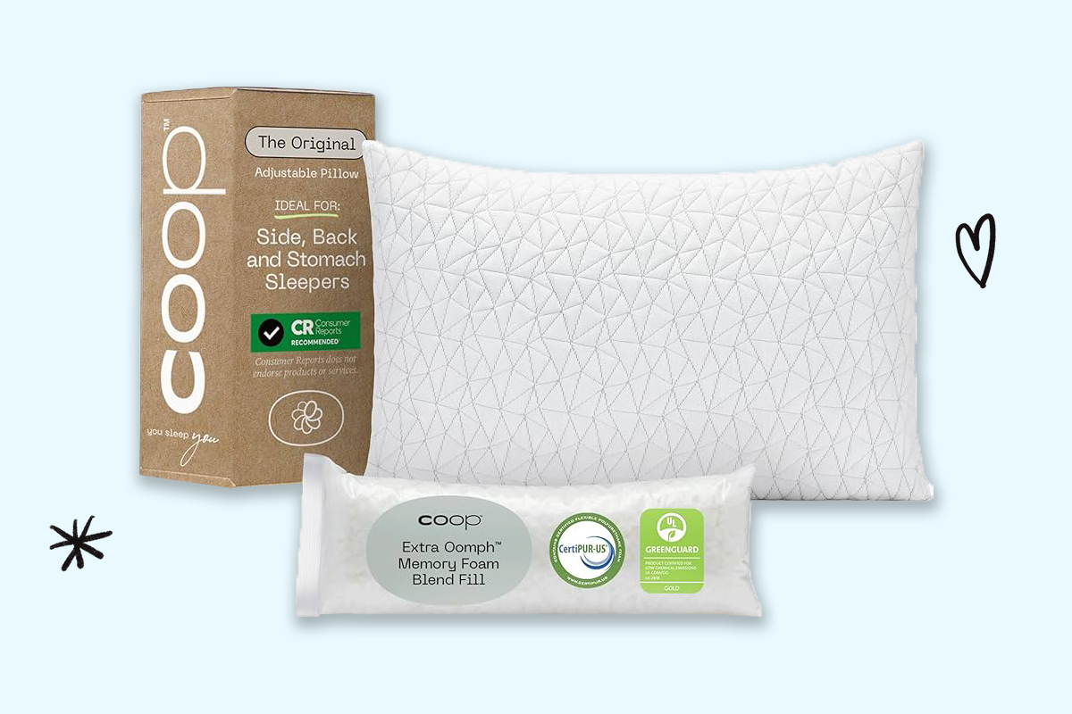 Coop Home Goods Original Adjustable Pillow 