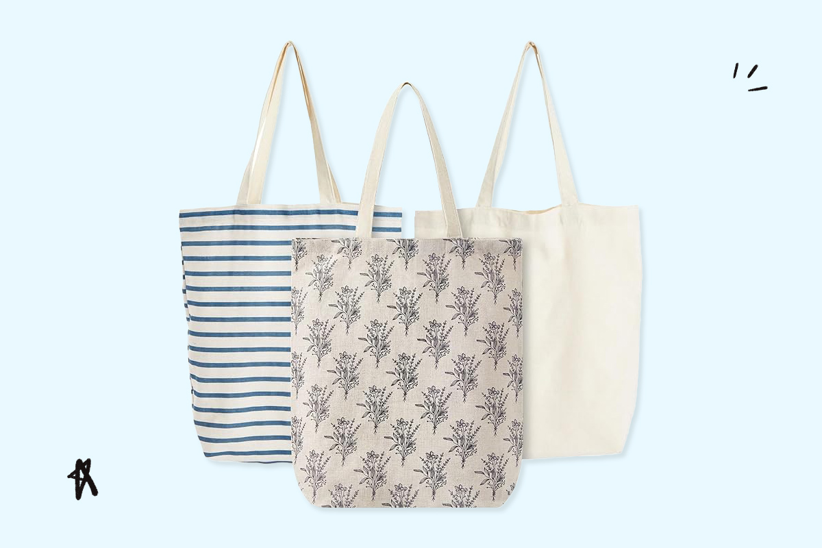 Reusable Canvas Tote Bags 