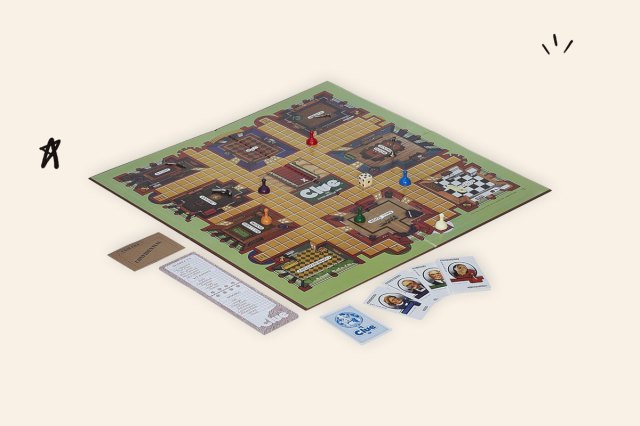 An image of the Clue board game