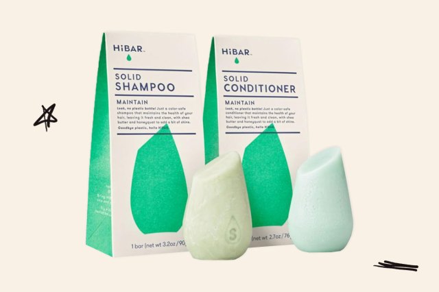 An image of the HiBar shampoo and conditioner bars