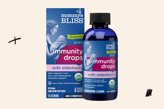 An image of the Mommy's Bliss baby elderberry drops