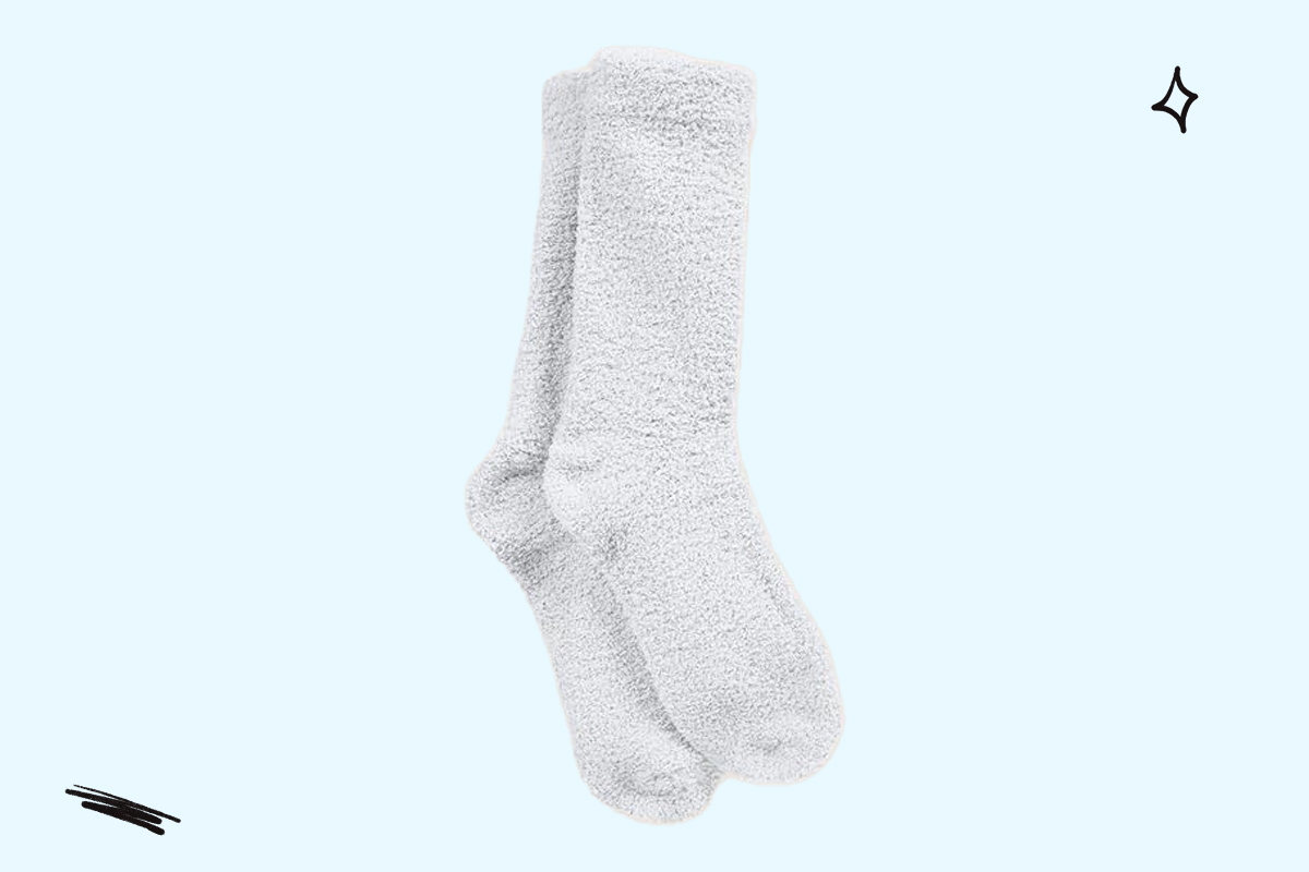 2-Pair Ultra Soft Cloud Socks 