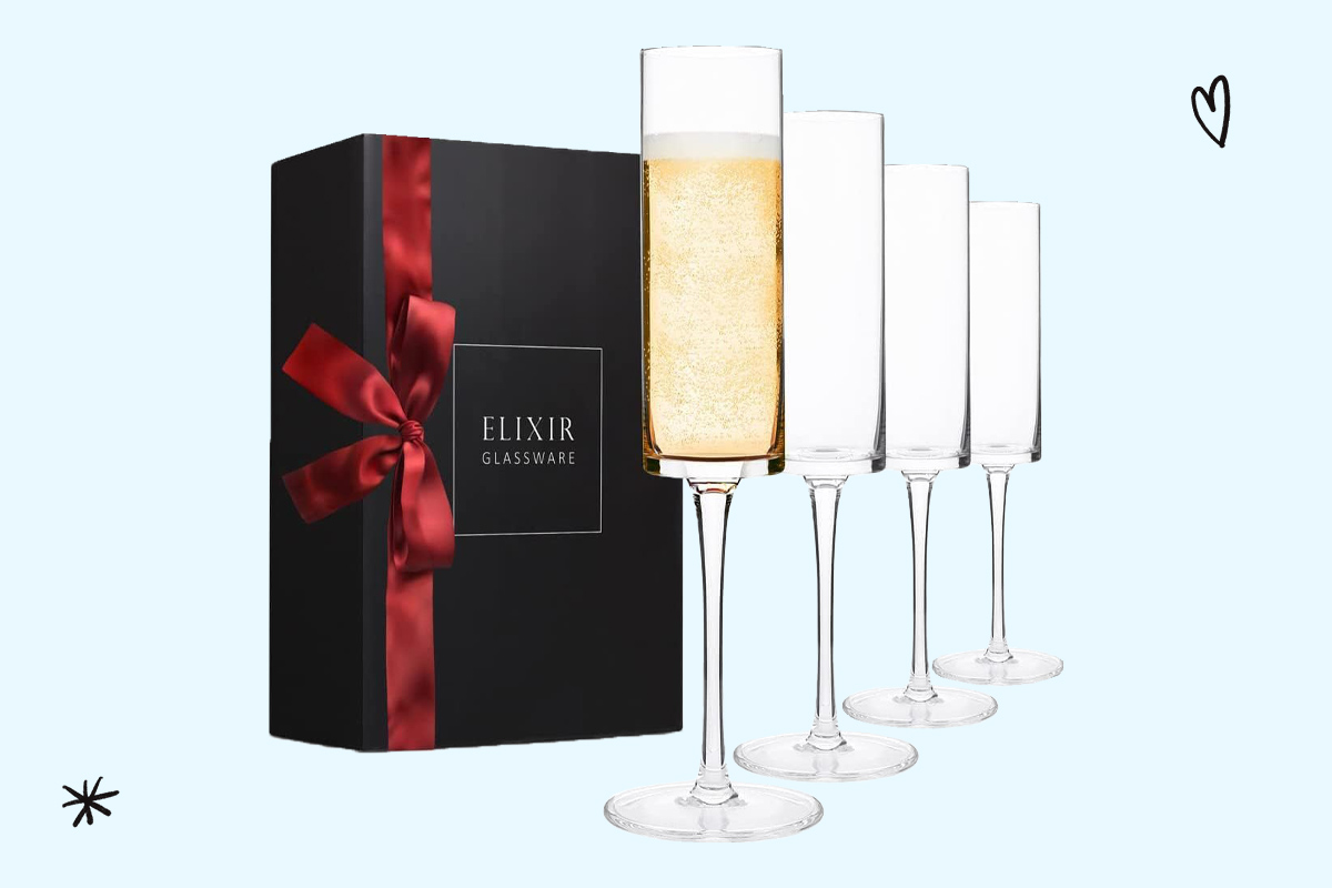 Elixir Glassware Champagne Flutes 