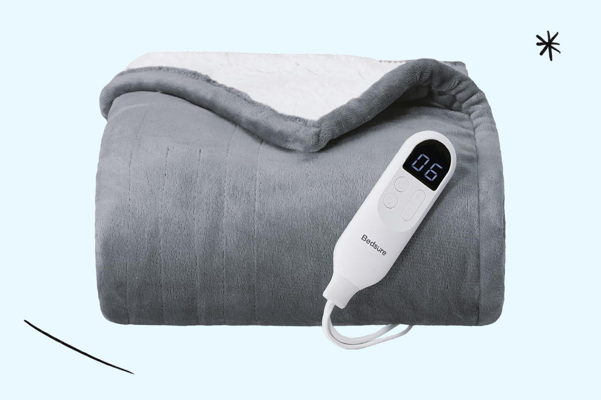 Bedsure Electric Heated Throw Blanket  