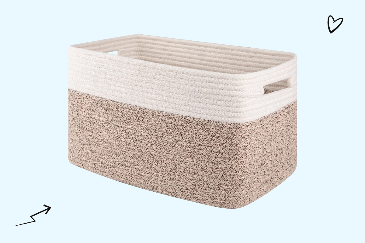 Cotton Rope Storage Basket  