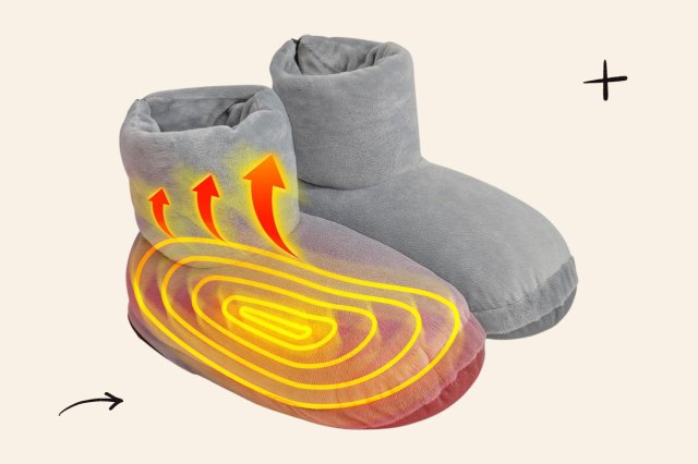 An image of the Invava heated slippers