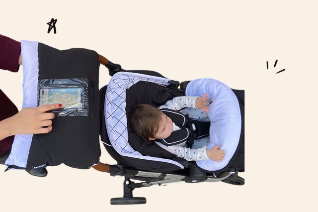 An image of the Mockingbird stroller hand muff