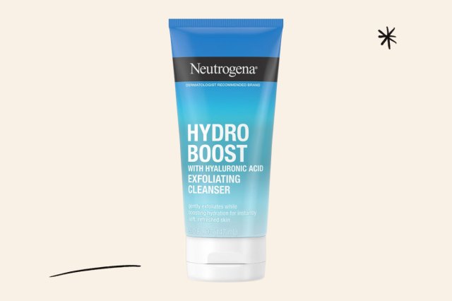 A phot of of the Neutrogena Hydro Boost exfoliating cleanser