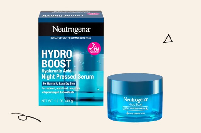 A phot of of the Neutrogena Hydro Boost night pressed serum