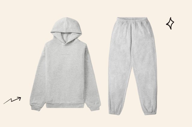 A photo of the Cozy Earth CityScape sweatsuit set