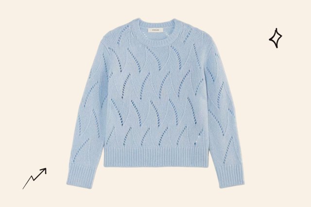 An image of the Everlane Pointelle sweater