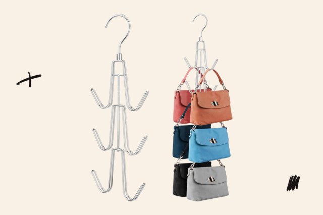 An image of two purse hangers