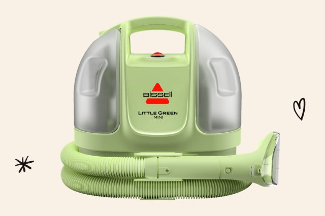 A photo of the Bissell Little Green Mini Carpet Cleaner