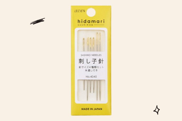 An image of the Lecien Sashiko needles