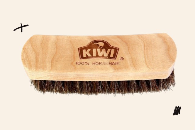 Kiwi 100% Horsehair Shine Brush