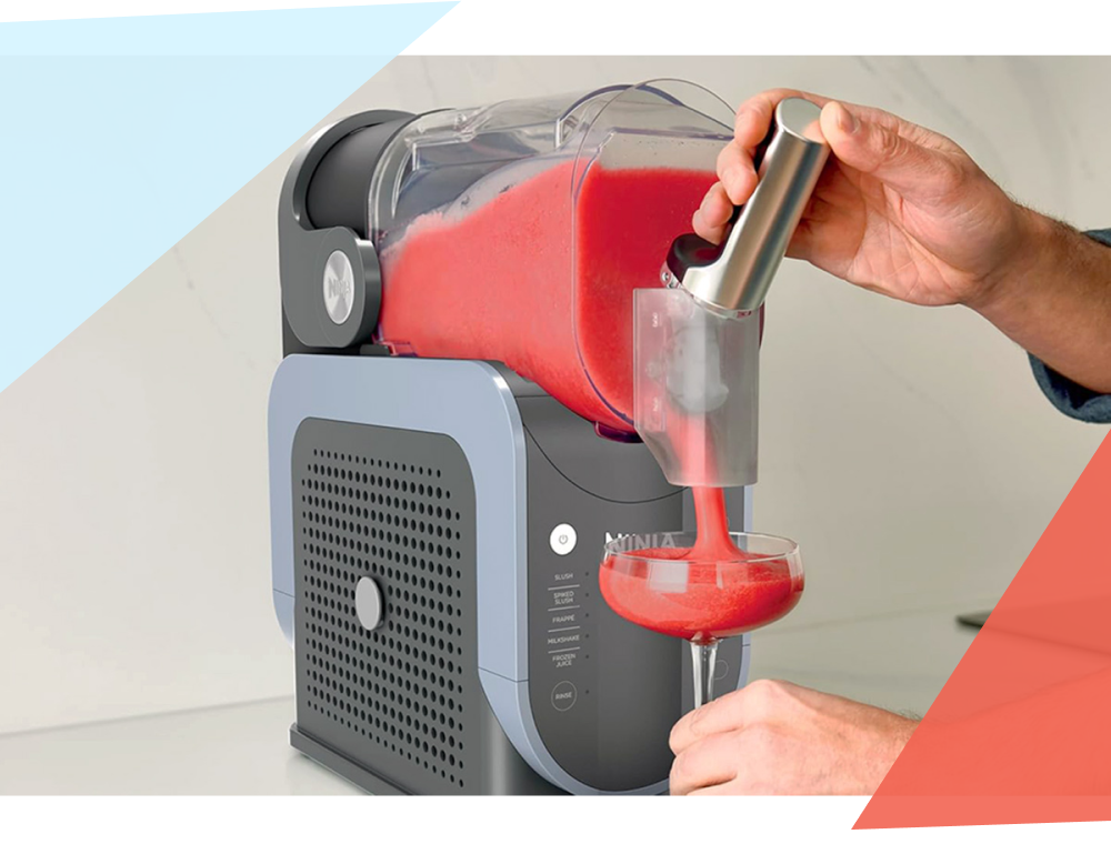 Using Ninja Slushi to create a frozen drink